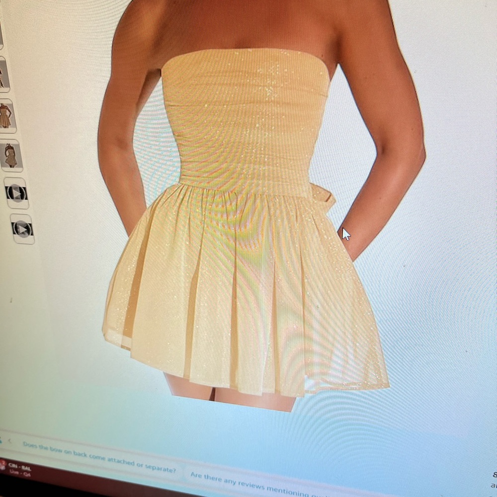 Gold Dress from Amazon (size 8) - perfect for a homecoming / prom /holiday party